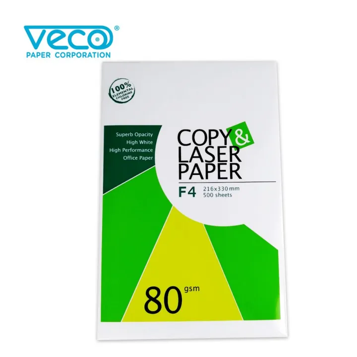 Veco Copy & Laser 80gsm Long 8.5x13in Copy Paper Lazada PH