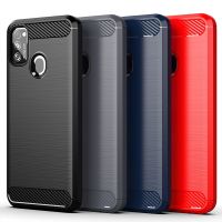 ❏❁❀ For Huawei P Smart 2019 2020 Case Cover P Smart Z S Pro Plus Anti-knock Bumper Soft Carbon Fiber Phone Back Case P Smart 2021