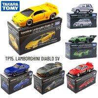 TP15. พรีเมี่ยม Takara Tomomy Tomica ของเล่นของขวัญคริสต์มาสเด็กสำหรับเด็กผู้ชายรถจำลองแบบจำลองรถยนต์ DIABLO SV