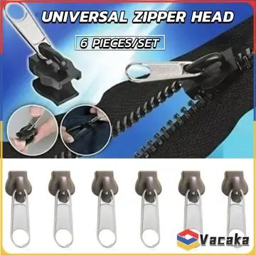 6PCS High Quality Zipper Repair Kit Universal Zipper Fixer With