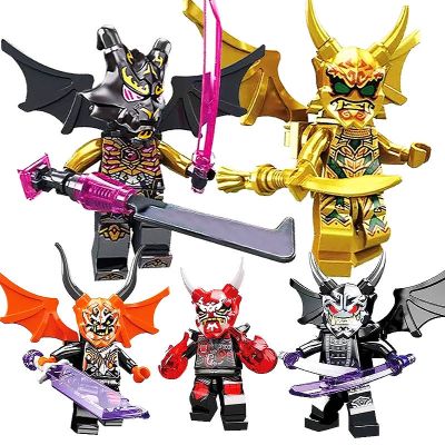 The 16Th Season Of Domestic Production Of Gold Plus Mandu Phantom Ninja Weapon Crystal King Lego Villain Assembled Building Blocks 【AUG】