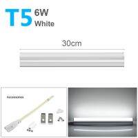 โคมไฟท่อ T5หลอดไฟ Led ติดในตู้ T8ขนาด220V 110V 600Mm 300Mm 6W 10W T5หลอดไฟตกแต่งสีฟ้าหลอด Led ไฟในตู้เสื้อผ้าบ้านห้องครัว