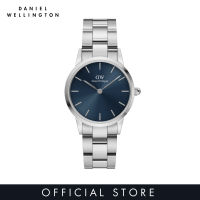 Daniel Wellington Iconic Link Arctic Watch 28mm Silver - Blue Dial - Watch for Women - Fashion Watch - DW Ofiicial - Authentic