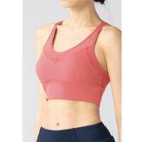 รุ่นใหม่(YOGA-615) Sport Bra Lulu สายเดียวเว้าหลังทรงสวย เสื้อบราโยคะ สปอร์บราฟิตเนส ออกกำลังกาย มีฟองน้ำ ใส่สบาย บริการเก็บเงินปลายทาง