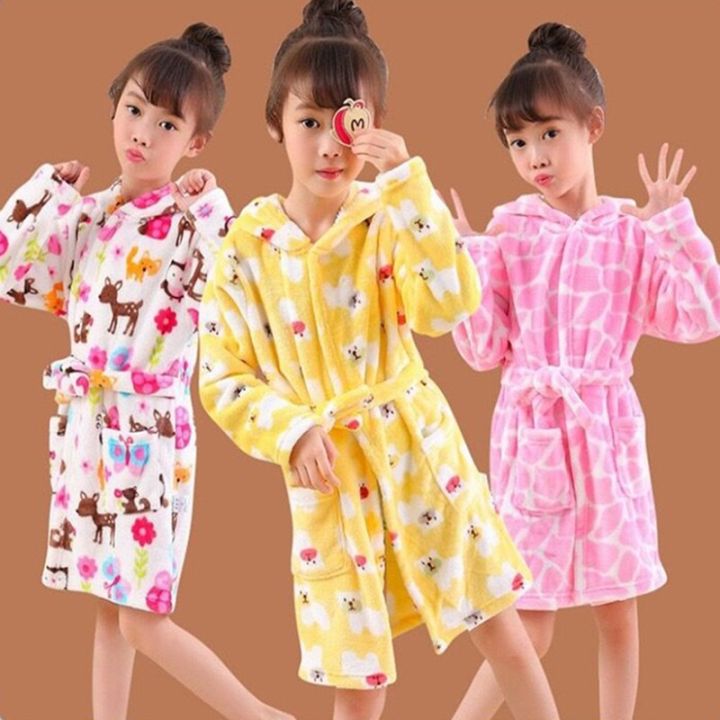 fashion-long-sleeve-hooded-childrens-bathrobe-kids-pajamas-robes-baby-boy-girls-bathrobe-3-8yrs