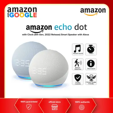 Echo Dot (5th Gen, 2022 release) with Clock Smart speaker