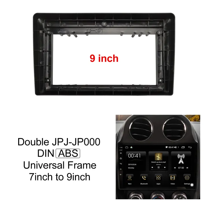 xingfan） Universal car radio frame panel Dash Mounting Kits for 2 Din 7  inch to 9 inch | Lazada PH