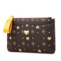 【CC】 FOXER Wallets Embossing Card Holder Wallet Money Coin Packet Female Clutch Purse