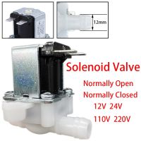 Dc 12V 24V 220V Plastic Electric Solenoid Valve Normally Closed Pressure Solenoid Valve Inlet Valve Inlet Flow Switch