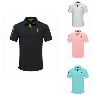 DESCENNTE Scotty Cameron1 PEARLY GATES  Odyssey Honma ANEW UTAA❈☋✿  Xia Xinpin golf clothing mens loose short-sleeved T-shirt perspiration breathable POLO shirt golf jersey sportswear tide