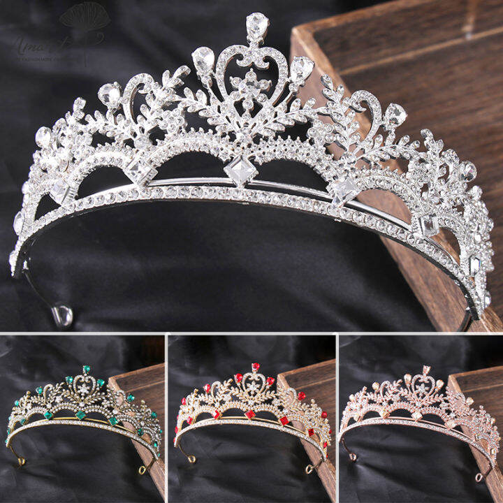 amart-มงกุฎเจ้าสาว-headwear-งานแต่งงานวันเกิดมงกุฎ-headdress-pearl-retro-หรูหราผมเจ้าสาวมงกุฎงานแต่งงาน-headwear-วันเกิดมงกุฎ-headdress-pearl-retro-หรูหราอุปกรณ์เสริมผมสำหรับหญิงสำหรับหญิง-retro