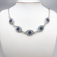 ☎▦✚ Goth Gothic Kpop Evil Eye Chain Necklace For Man Women Pendant Choker Necklace New Fashion Jewelry Vintage Punk