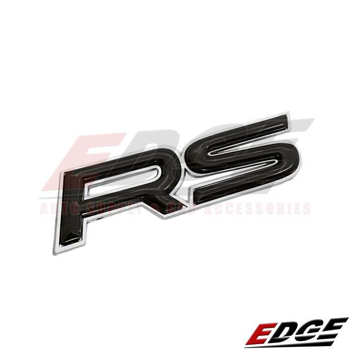 Emblem - RS - 2.5x9.5cm // honda mugen type r wings body kits adhesive ...