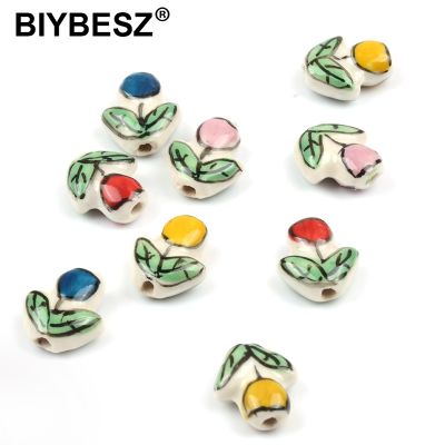【CW】▲✽  14x16mm Hand Painted Small Beads Jewelry Making Earring Pendant Accessory