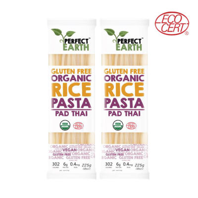 Perfect Earth เส้นผัดไทยกลูเตนฟรี Gluten Free Organic Rice Pasta Pad Thai (2x225gm)