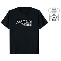 S-5XL เสื้อยืด RACING เสื้อซิ่ง [COTTON 100%] [FOX RACING] S-5XL
