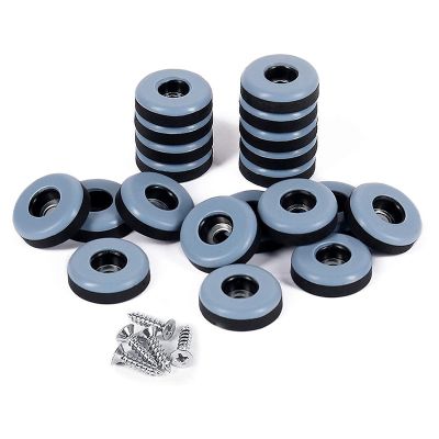 【YF】✗  8pcs 22/25/30/40mm Non-slip Foot Sliders Caps with Screws Bed Sofa Table Feet Covers Legs Floor Protector