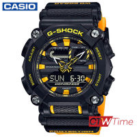 CASIO G-Shock นาฬิกาข้อมือ สายเรซิน รุ่น GA-900A-1A9DR (สีดำเหลือง)