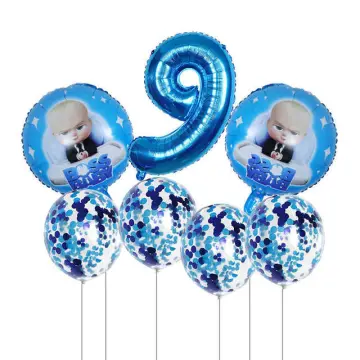 Boss Baby Birthday Balloons Party Decorations Helium Baby Shower Age Number