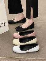 Shallow Mouth Shoes Woman Flats Square Toe Slip-on Casual Female Sneakers Dress New Slip On Comfortable Summer Boat Ballerinas S