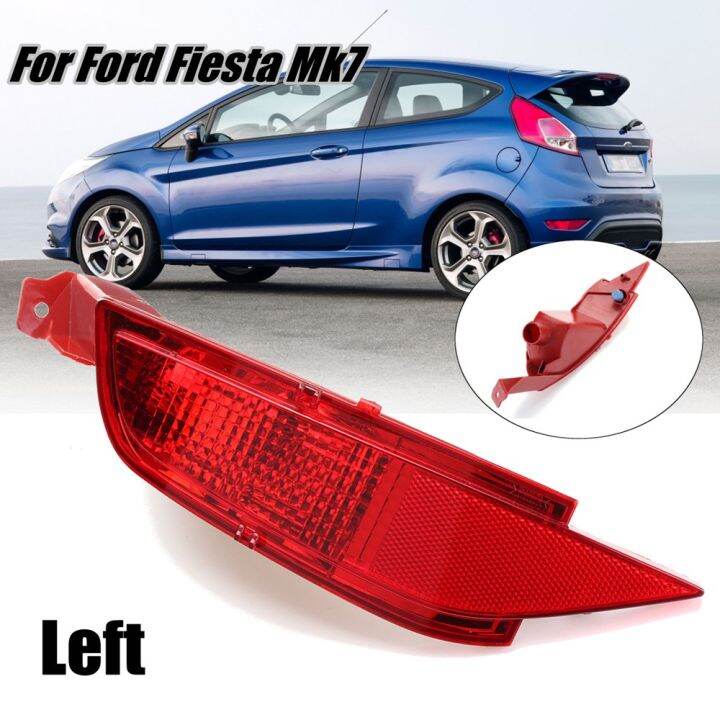 โคมไฟสะท้อนหลัง1ชิ้นเพลงคั่นสีแดงไฟตัดหมอกด้านซ้ายสำหรับ-ford-fiesta-09-15-hatchback