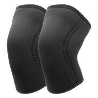 2ชิ้น/ถุง7มม.วัสดุแรงดัน Kneepads ซิลิโคน Anti-Skid ยกน้ำหนัก Squat Fitness Strength เข่า Pads