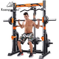 Pioneer Store 【Free Shipping ส่งฟรี】Smith machine squat rack ผู้บริโภคและอุปกรณ์การฝึกยิมในเชิงพาณิชย์ยกน้ำหนัก barbell bench press gantry