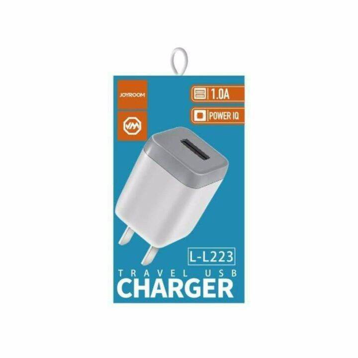 best-seller-joyroom-adapter-usb-speed-charger-l-l223-หัวชาร์จไฟ-1-0a-สีขาว-ที่ชาร์จ-หูฟัง-เคส-airpodss-ลำโพง-wireless-bluetooth-คอมพิวเตอร์-โทรศัพท์-usb-ปลั๊ก-เมาท์-hdmi-สายคอมพิวเตอร์