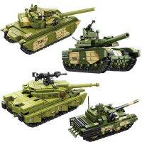 อาคารประกอบรถถังประจัญบานหลักสหรัฐ M1A2ซีของขวัญวันเกิดของเล่นเด็ก T90 PT-91MOC ทันสมัย