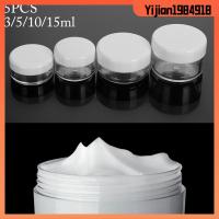 YIJIAN1984918 5PCS 3/5/10/15ml การท่องเที่ยว กล่องเก็บของ เครื่องมือแต่งหน้า ขวดเครื่องสำอาง คอนเทนเนอร์ครีมทาหน้า ขวดแต่งหน้า ขวดตัวอย่าง