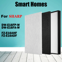 FZ-E16AHF FZ-E16ADF เปลี่ยนไส้กรองอากาศสำหรับเครื่องฟอกอากาศ Sharp DW-E16FP-W DW-E16FA-W ตัวกรอง HEPA และตัวกรองคาร์บอนที่เปิดใช้งาน