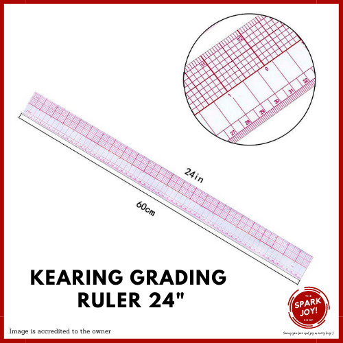 Kearing 24" grading ruler for pattern making Lazada PH