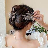 【YF】ஐﺴ  AISHG Y2k Claw Large Metal Color Korean Fashion Hair Grab Clamps Accessories