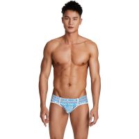 Original genuine Mens briefs SEOBEAN youth low-waist shorts bulging cotton underwear comfortable and sexy printed underwear