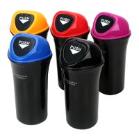 hot【DT】 Car Trash Can Door Back Bin Organizer Storage Color Garbage Dust Ashtray Car-styling