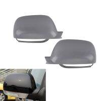 2Pcs Car Side Rearview Mirror Cover Shell Cap for Touareg 2003 2004 2005 2006 2007