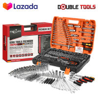 STELLAR King Tools เครื่องมือช่าง ประแจ ชุดบล็อก 216 ชิ้น (ชุดใหญ่) ขนาด 1/4 นิ้ว 3/8 นิ้ว 1/2 นิ้ว ชุดเครื่องมือ ชุดประแจ ลูกบล็อก บล็อก ไขควง KING TOOLS SERIES ผลิตจากเหล็ก CR-V แท้ รุ่น WKT-216PCS