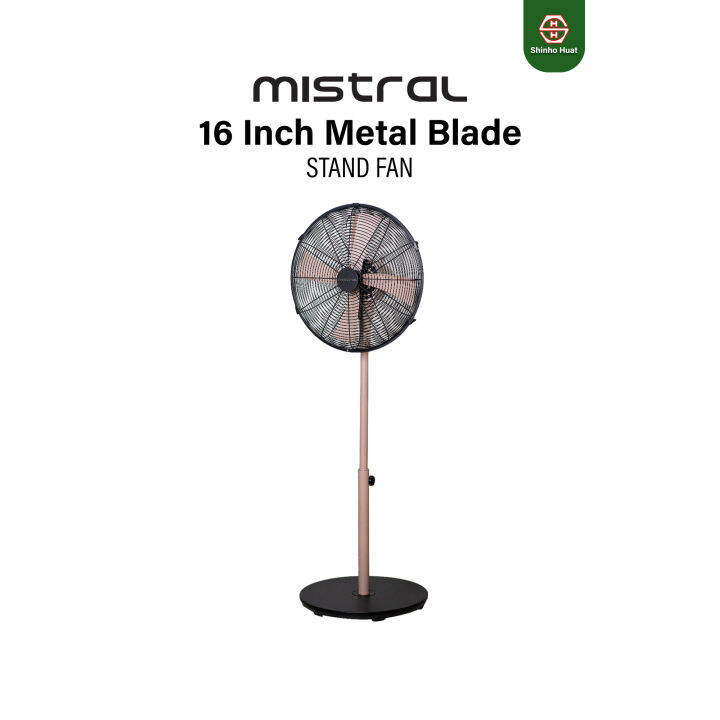 Mistral 16 Inch Stand Fan Metal Blade MSF1618GB Lazada