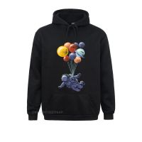 Breathable Premium Cotton Hoodie Mens Astronaut Travel Male Hooded Pullover Tops Fashion TShirt Balloon Man Shirts Size XS-4XL