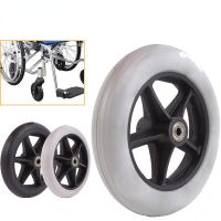 Wheelchair Front wheel universal wheel  Polyurethane Solid tire Wear-resistant 6 inch 7 inch 8 inch wheelchair accessories Furniture Protectors Replac