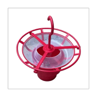 Hummingbird Feeder Bird Feeder Outdoor Bird Bath Heater Hook Feeder Bird Drinker (Red Heater -No Feeder)