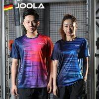 JOOLA Spring Summer Table Tennis Clothing Men Women Short Sleeve Sports Collarless T-shirt Breathable Quick-drying Jersey