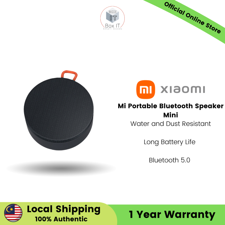 Mi Portable Bluetooth Speaker Mini Water and Dust Resistant Long