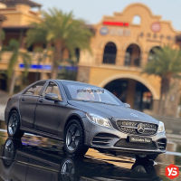 โมเดลรถยนต์ Benz C Class C260L ขนาด 1:32 ของเล่นสําหรับเด็ก เปิดประตู สว่างขึ้น เสียงเครื่องยนต์