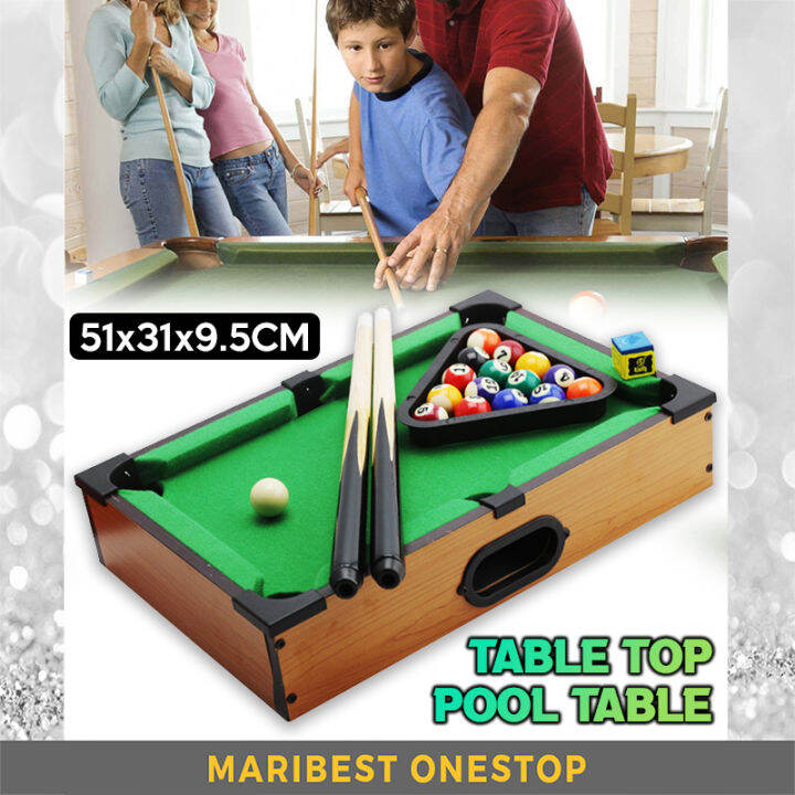 Mini Tabletop Pool Table Billiard Game Sets Pool Table Family Game