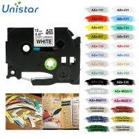 Unistar tze231 tze-231L1 Compatible for Brother Label Tape 12mm Label Maker Label Printer Pth110 Colorful Tapes tze-431L1 t631L1 Adhesives Tape