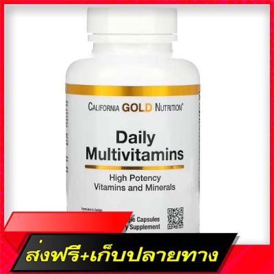 Delivery Free [Vitamin USA] California Gold Daily Multivitamin, vitamins and minerals High performance vitamin a, b, c, D, e biotin ziFast Ship from Bangkok