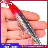 เหยื่อตกปลาดินสอ Sinking Lure 100mm 18g TREBLE Hook ประดิษฐ์พลาสติกเหยื่อสำหรับน้ำเค็มและตกปลาน้ำจืดเครื่องมือ