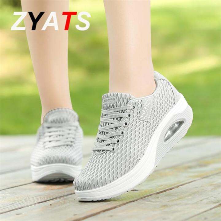 zyats-air-cushion-bottom-รองเท้าผ้าใบตาข่ายระบายอากาศใหม่สำหรับผู้หญิงรองเท้าลำลองแฟชั่นกันลื่นสำหรับฤดูร้อน