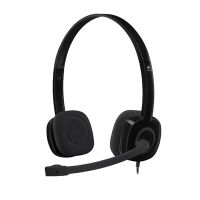 Baicai ห้องครัว【มีในสต็อก】สำหรับ Logitech H151 3.5มม. เสียง Over Ear ชุดหูฟังสเตอริโอโน๊ตบุ๊คอเนกประสงค์หูฟังพร้อมไมค์